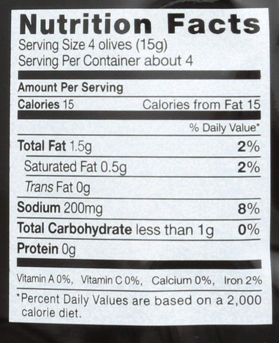 Pitted Greek Olives with Lemon & Oregano (8 Pack)