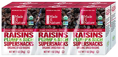 Plump & Rich Organic Raisins (6 Pack)
