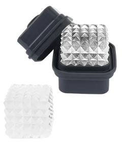 Cocktail Ice Mold Prism Charcoal