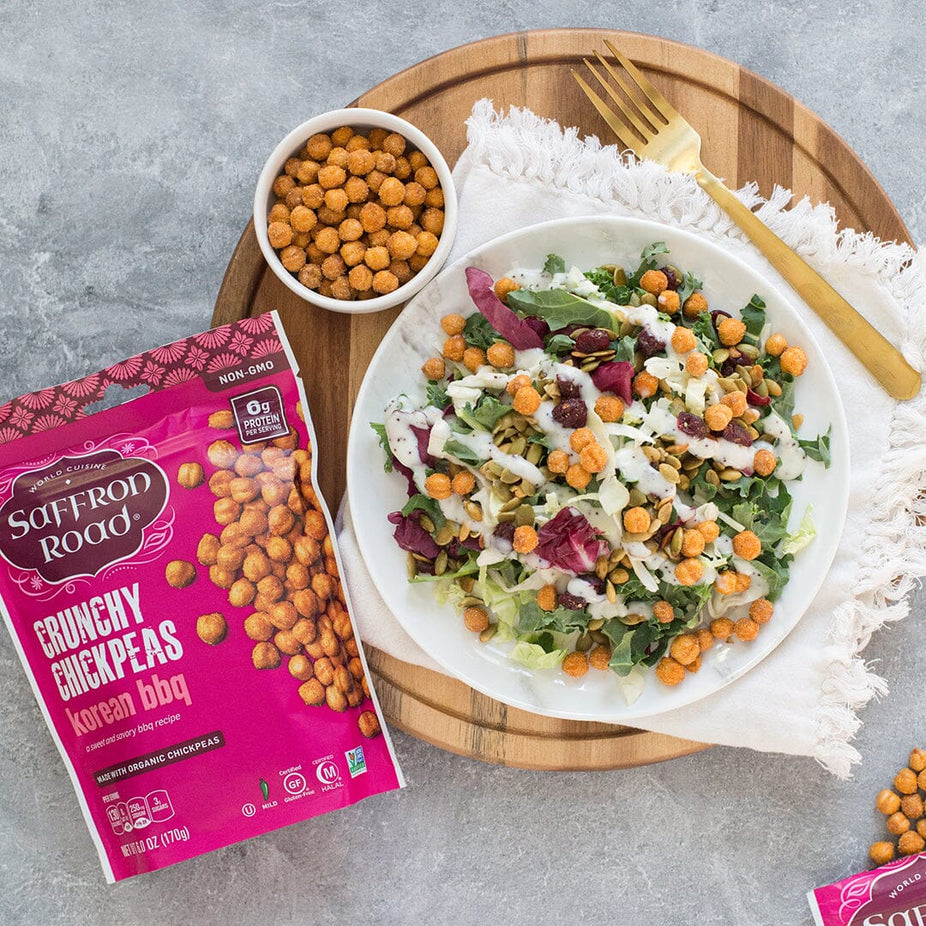 Korean BBQ Crunchy Chickpeas