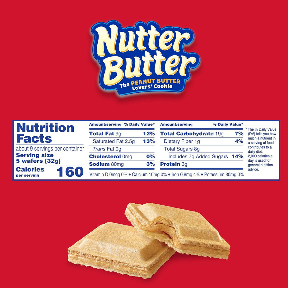 Nutter Butter Peanut Butter Wafer Cookies