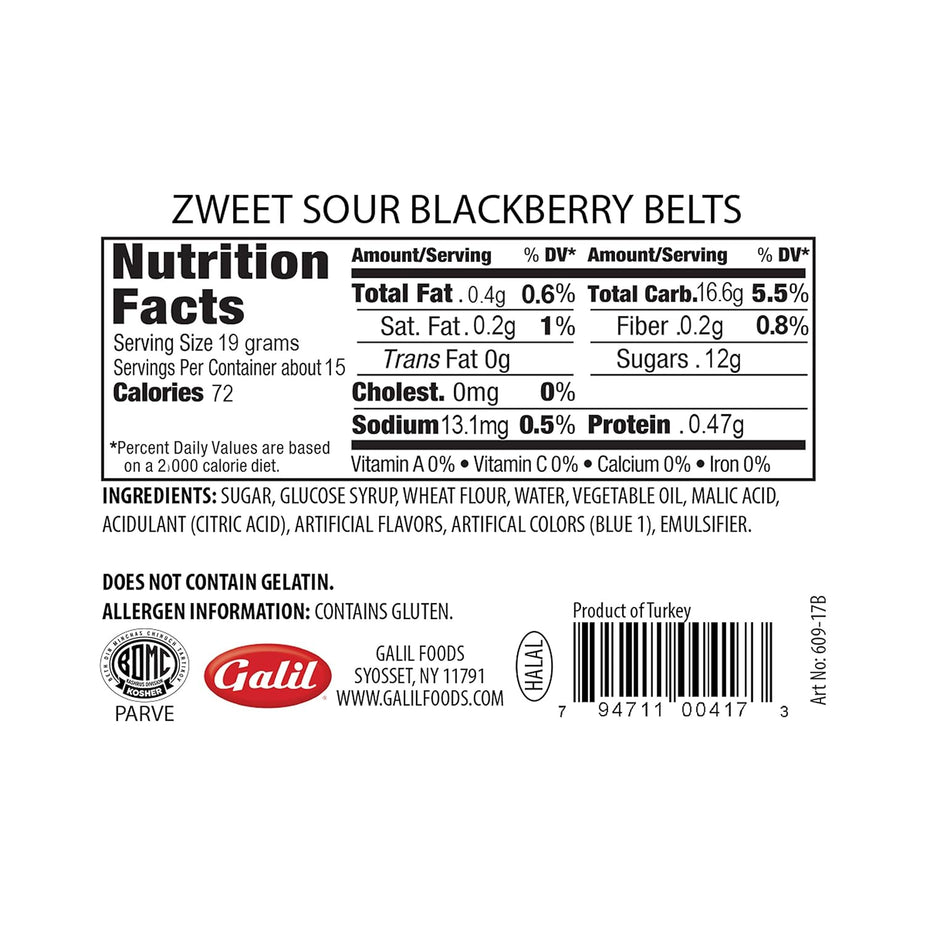 Sour Belts Blackberry
