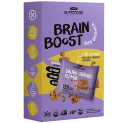Organic Salted Caramel Flavor Seed Granolas - Brain Boost (10 CT)