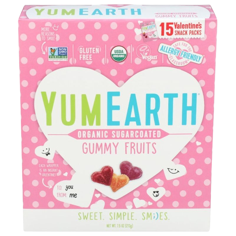Organic Valentine Heart Gummies (15 CT)