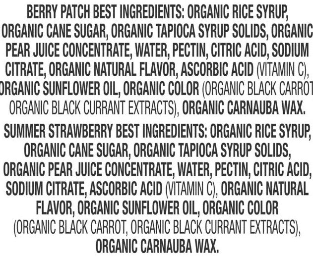 Organic Bunny Fruit Snacks Variety Pack (12 Pouches)