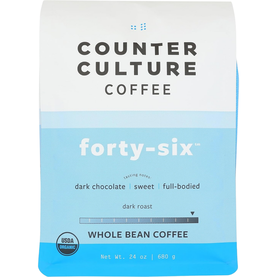 Forty Six Dark Roast Whole Bean Coffee (24 oz)