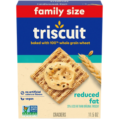 Reduced Fat Whole Grain Wheat Crackers