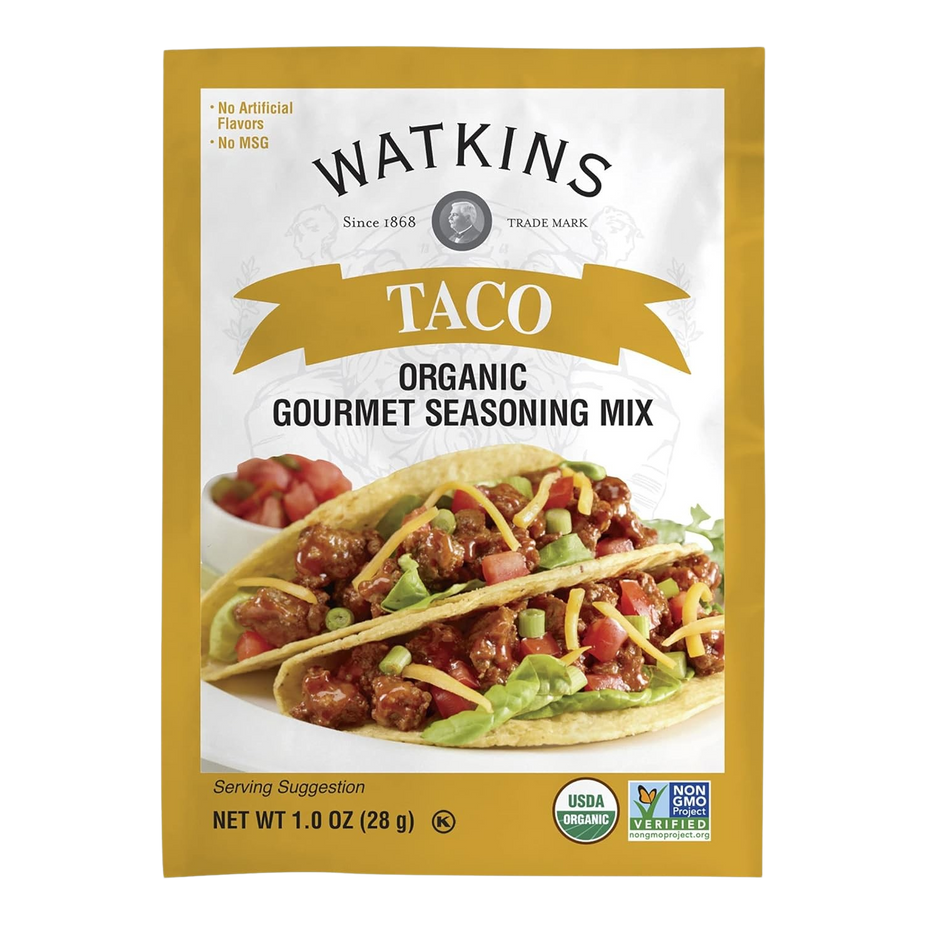Organic Taco Gourmet Seasoning Mix (12 Pack)