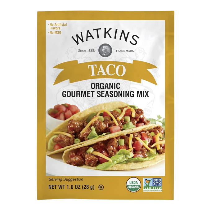 Organic Taco Gourmet Seasoning Mix (12 Pack)