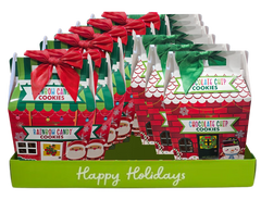 Assorted 3D Holiday House Cookies (12 Pack)