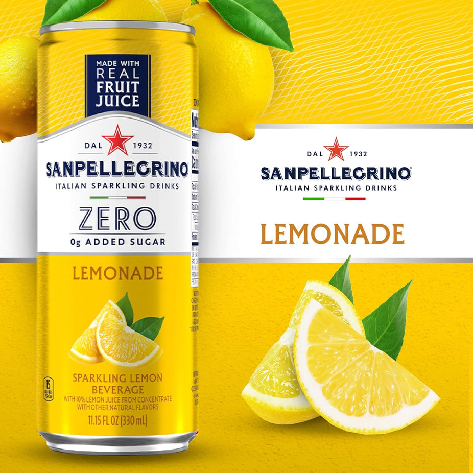 Zero Grams Added Sugar Lemonade (6 Pack)