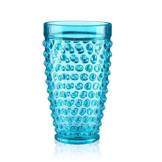 Blue Acrylic Tumbler 18 oz Highball Drinking Glasses (Set of 4)