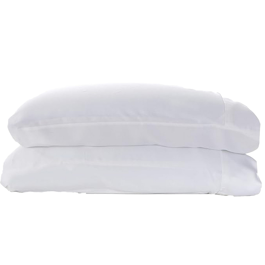 Woven Pillowcase Set in White (King)