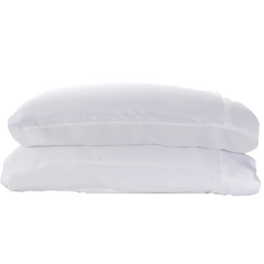Woven Pillowcase Set in White (King)