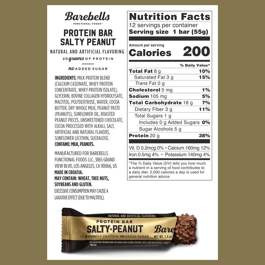 Salty Peanut Bar (12 CT)