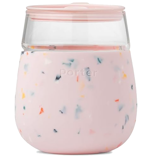 Wine Glass - Terrazzo Blush 15 oz