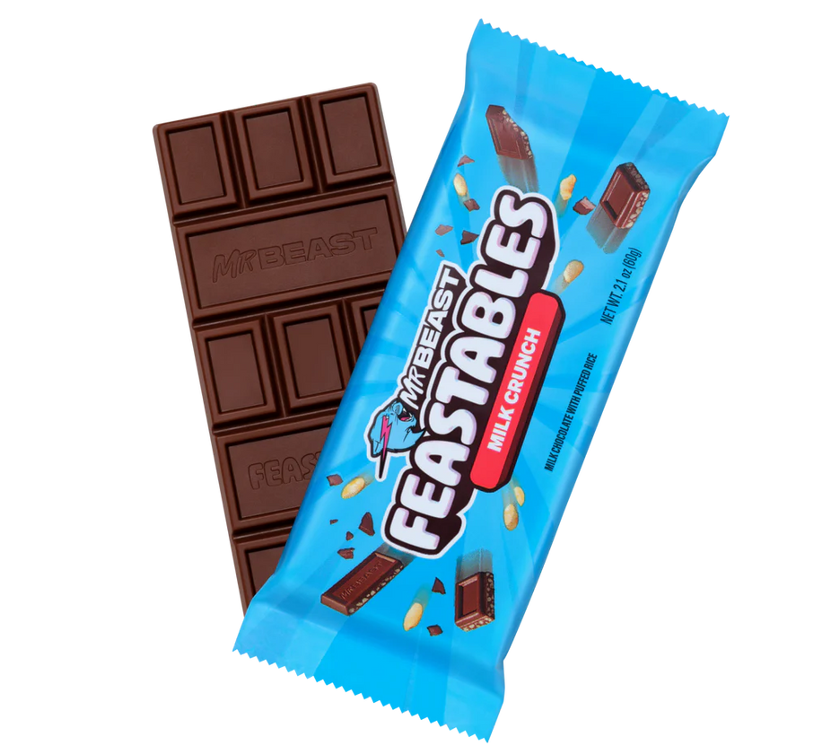 Milk Crunch Chocolate Bar (10 CT)