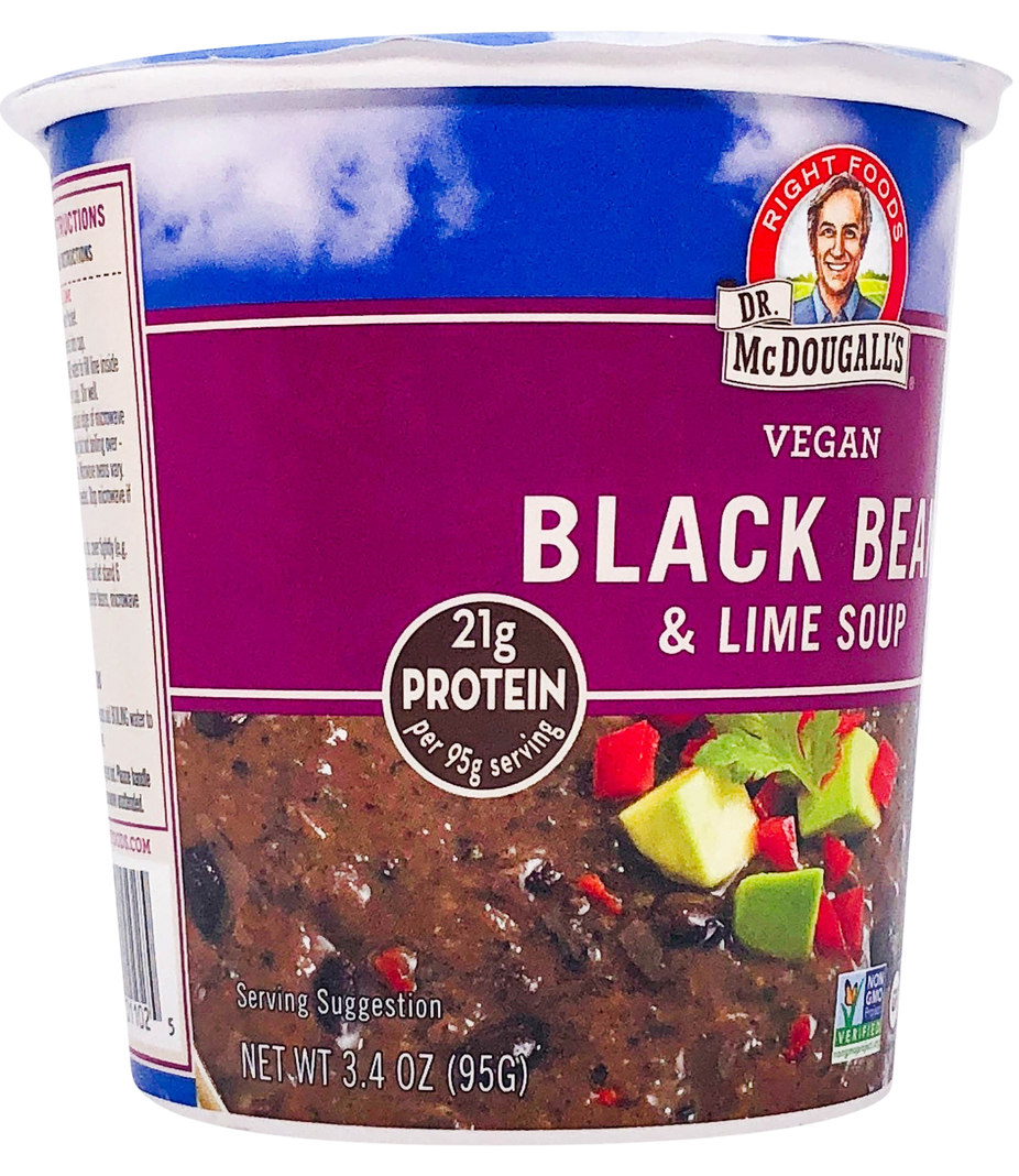 Black Bean & Lime Soup Big Cup (6 Pack)