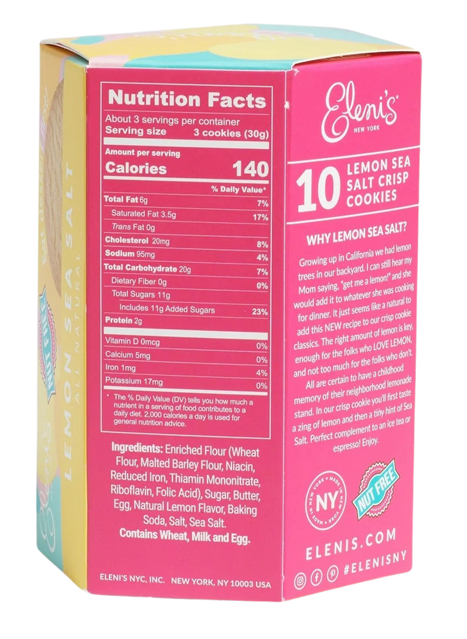 Lemon Sea Salt Box Cookie