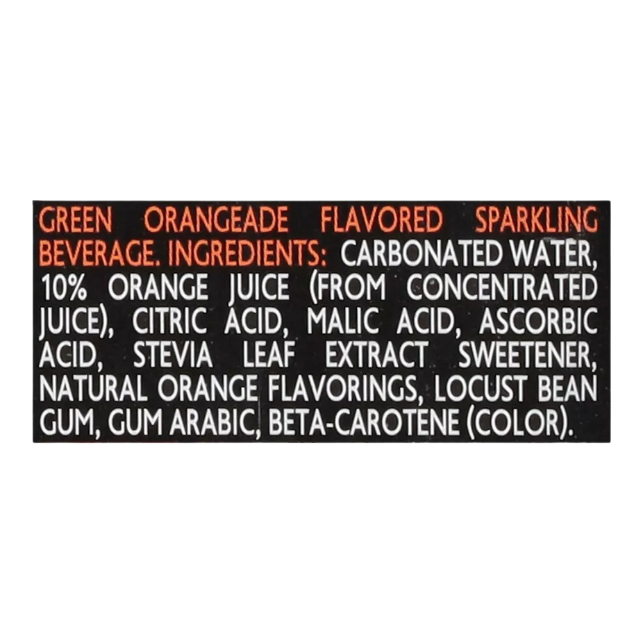 Soda Green Orangeade Sparkling (6 Pack)