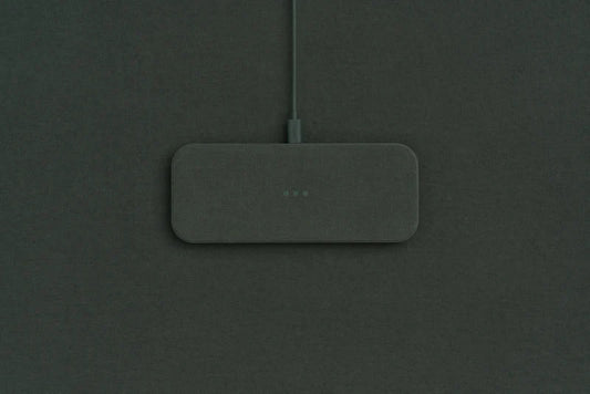 CATCH 2: Multi-Device Linen Charging Pad  - Forest Green