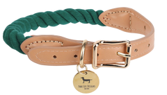 Wander Rope Dog Collar, Green (Small)