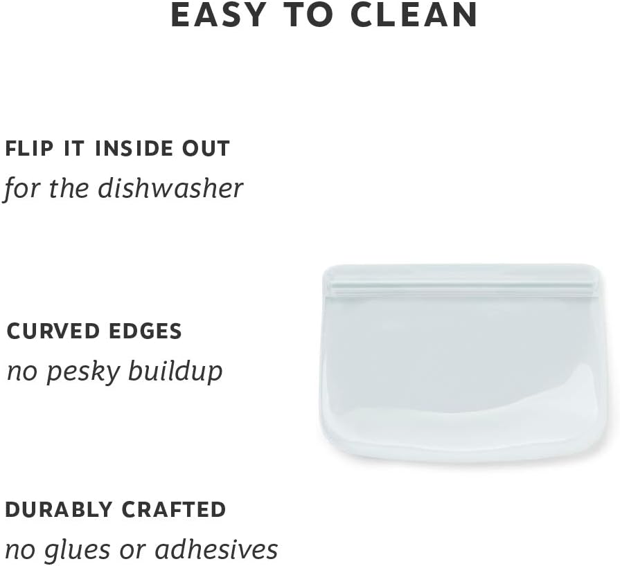 10oz Portable Silicone Snack Bag - Mint (1 CT)