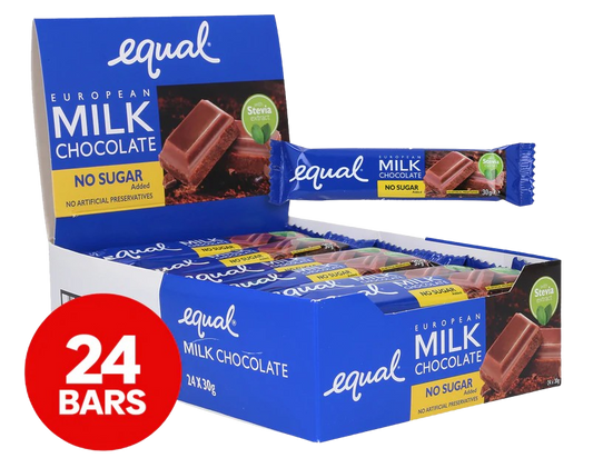 Sugar Free Milk Chocolate Bars (24 Pack)