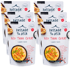 Gluten Free Red Thai Curry Simmer Sauce (6 Pack)
