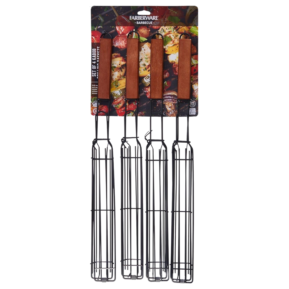 BBQ Shish Kabob Grilling Baskets