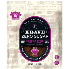 Sonoma Style BBQ Beef Jerky Zero Sugar