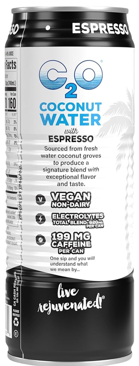 Coconut Water with Espresso