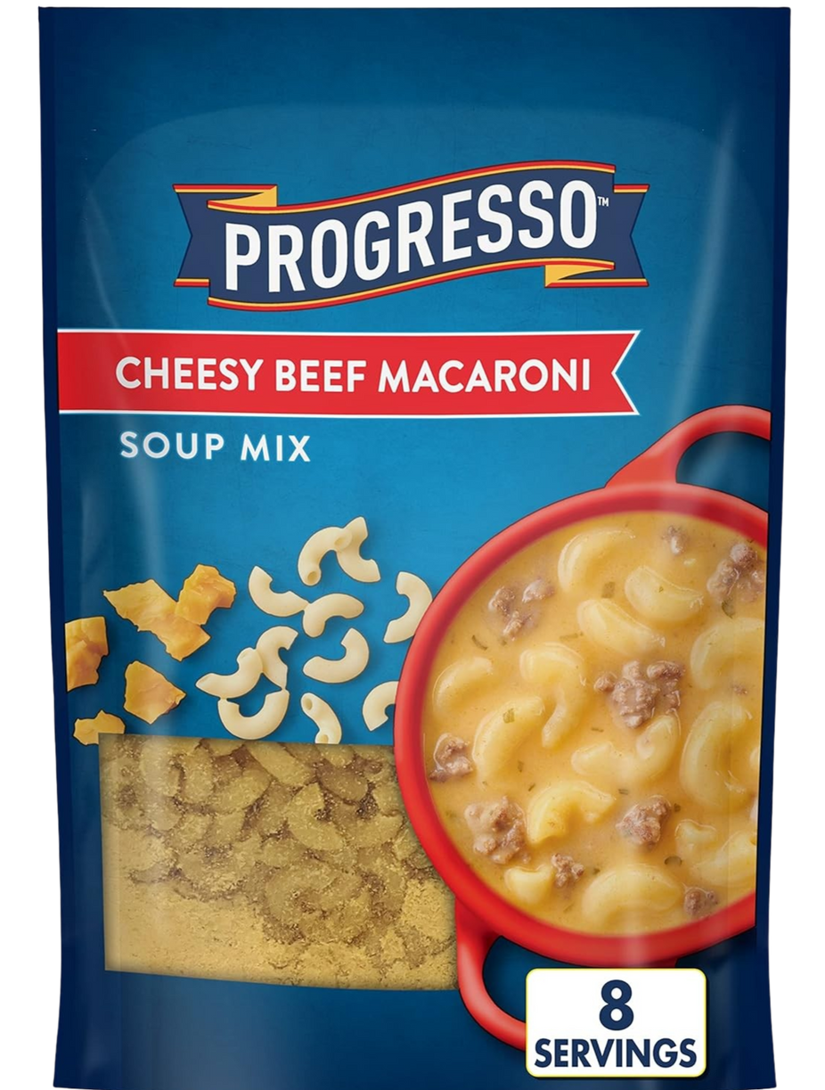 Cheesy Beef Macaroni Soup Mix (6 Pack)