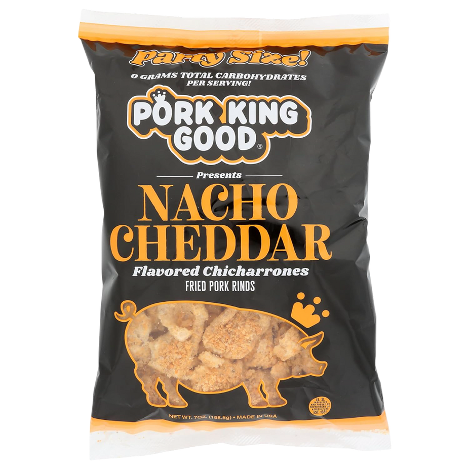 Nacho Cheddar Fried Pork Rinds