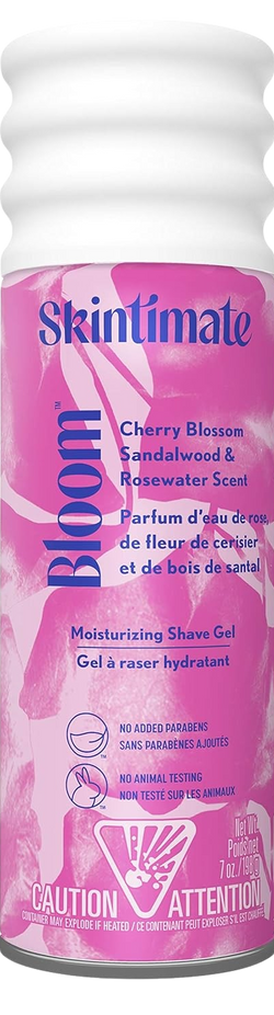 Bloom Moisturizing Shave Gel - Cherry Blossom, Sandalwood & Rosewater Scent