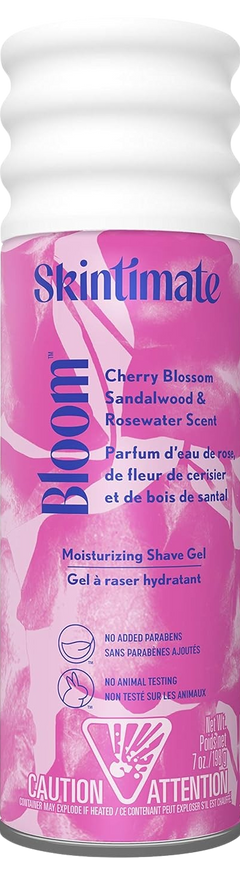 Bloom Moisturizing Shave Gel - Cherry Blossom, Sandalwood & Rosewater Scent