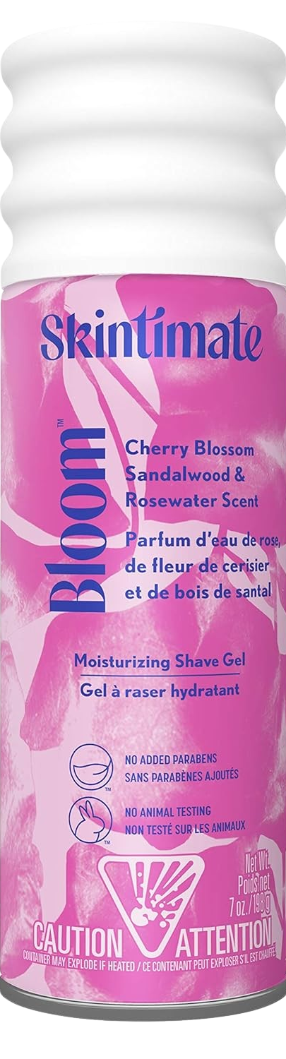 Bloom Moisturizing Shave Gel - Cherry Blossom, Sandalwood & Rosewater Scent