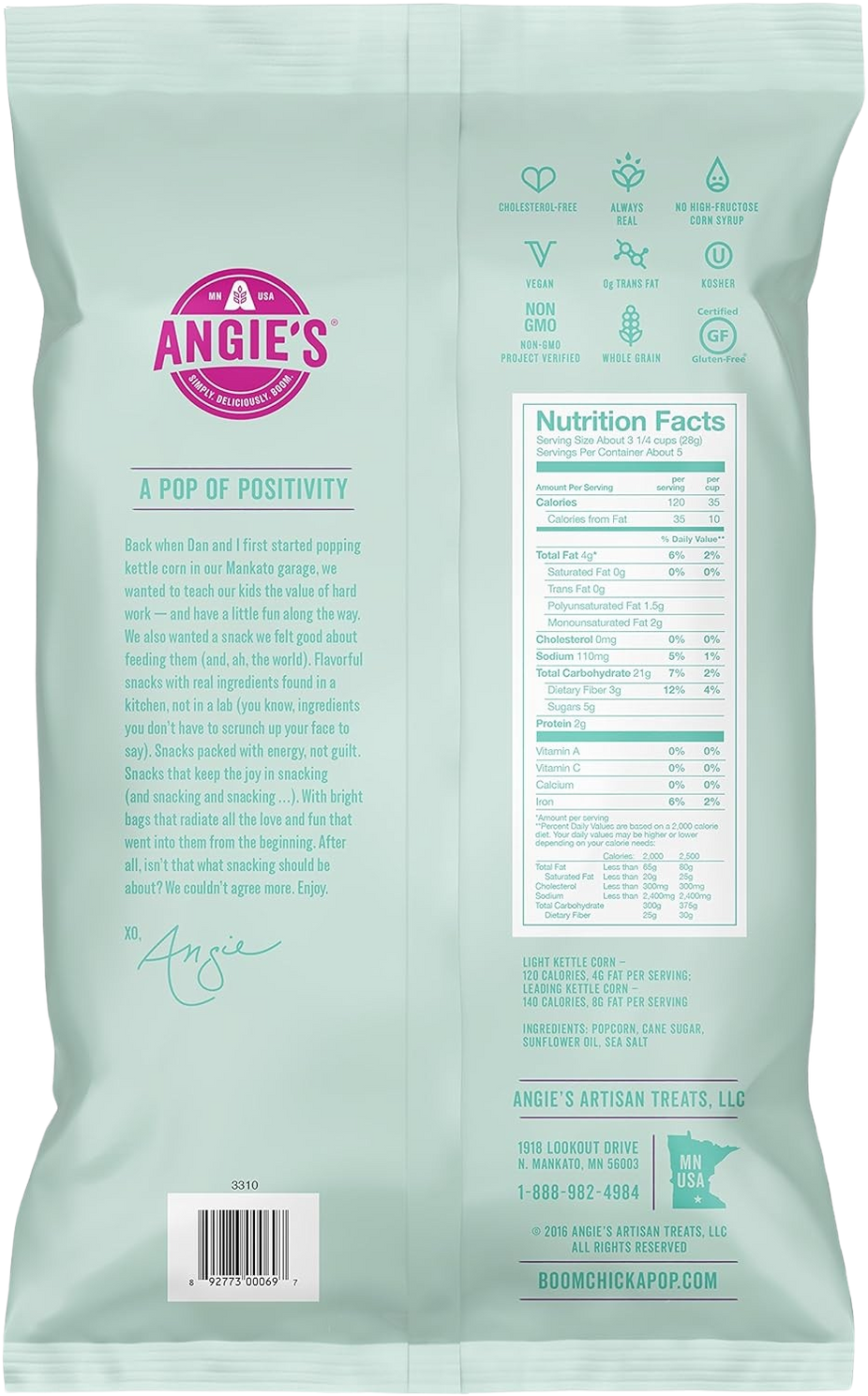 BOOMCHICKAPOP Light Kettle Corn