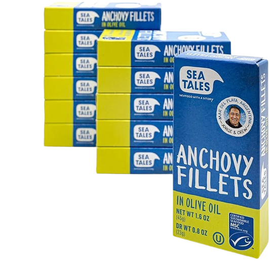 Anchovy fillets in Olive Oil (12 Pack)