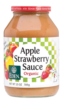 Organic Apple Sauce Strawberry