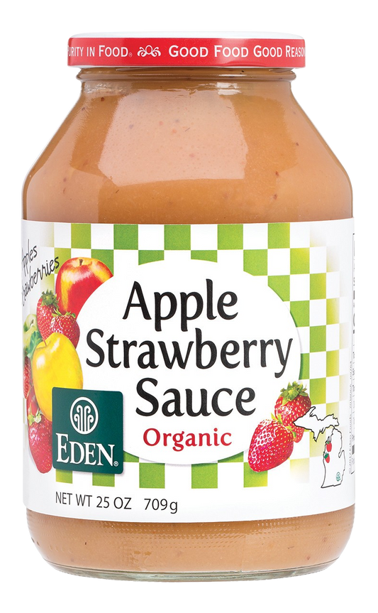 Organic Apple Sauce Strawberry