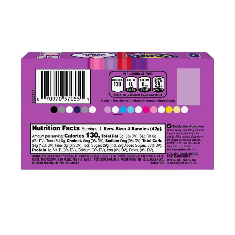 Wildberry Flavored Marshmallow Bunnies (6 Pack)