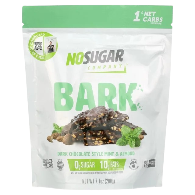 Dark Chocolate Mint Almonds Bark
