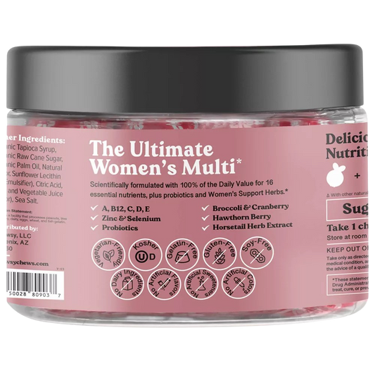 Women's Multivitamin Chews, Immune & Energy Support (30 CT)