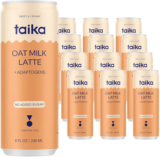 Oat Milk Latte + Adaptogens (12 Pack)