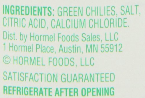 Diced Green Chilies