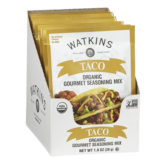 Organic Taco Gourmet Seasoning Mix (12 Pack)