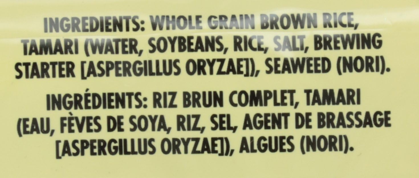 Tamari Seaweed Brown Rice Snaps