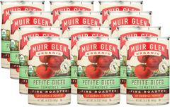 Organic Petite Diced Fire Roasted Tomatoes with Chipotle Peppers (12 Pack)