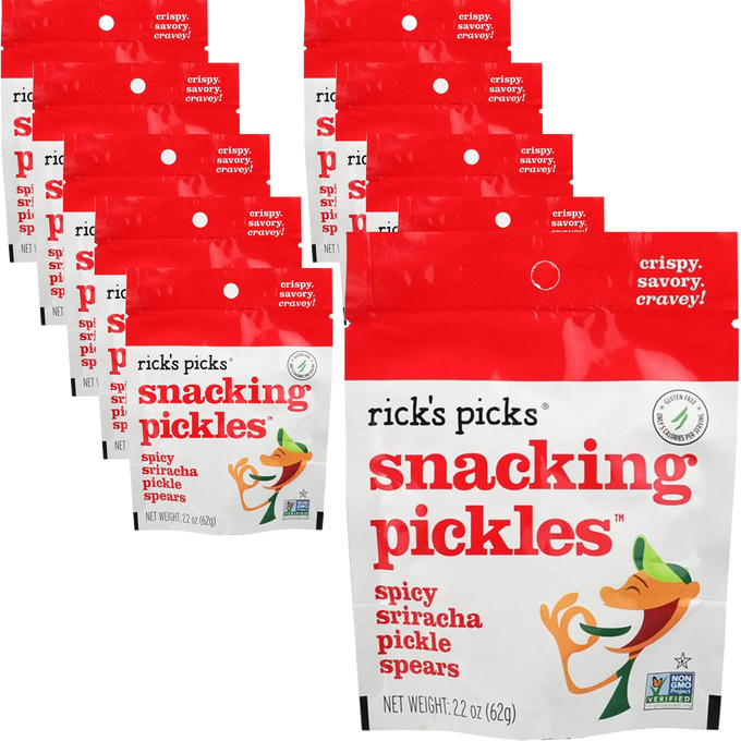 Spicy Sriracha Pickle Spears (12 Pack)